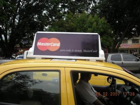 taxi top advertising